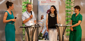 Miriam Janke, Dr. Stephan Vopel, Leah Pisar und Tina Gadow