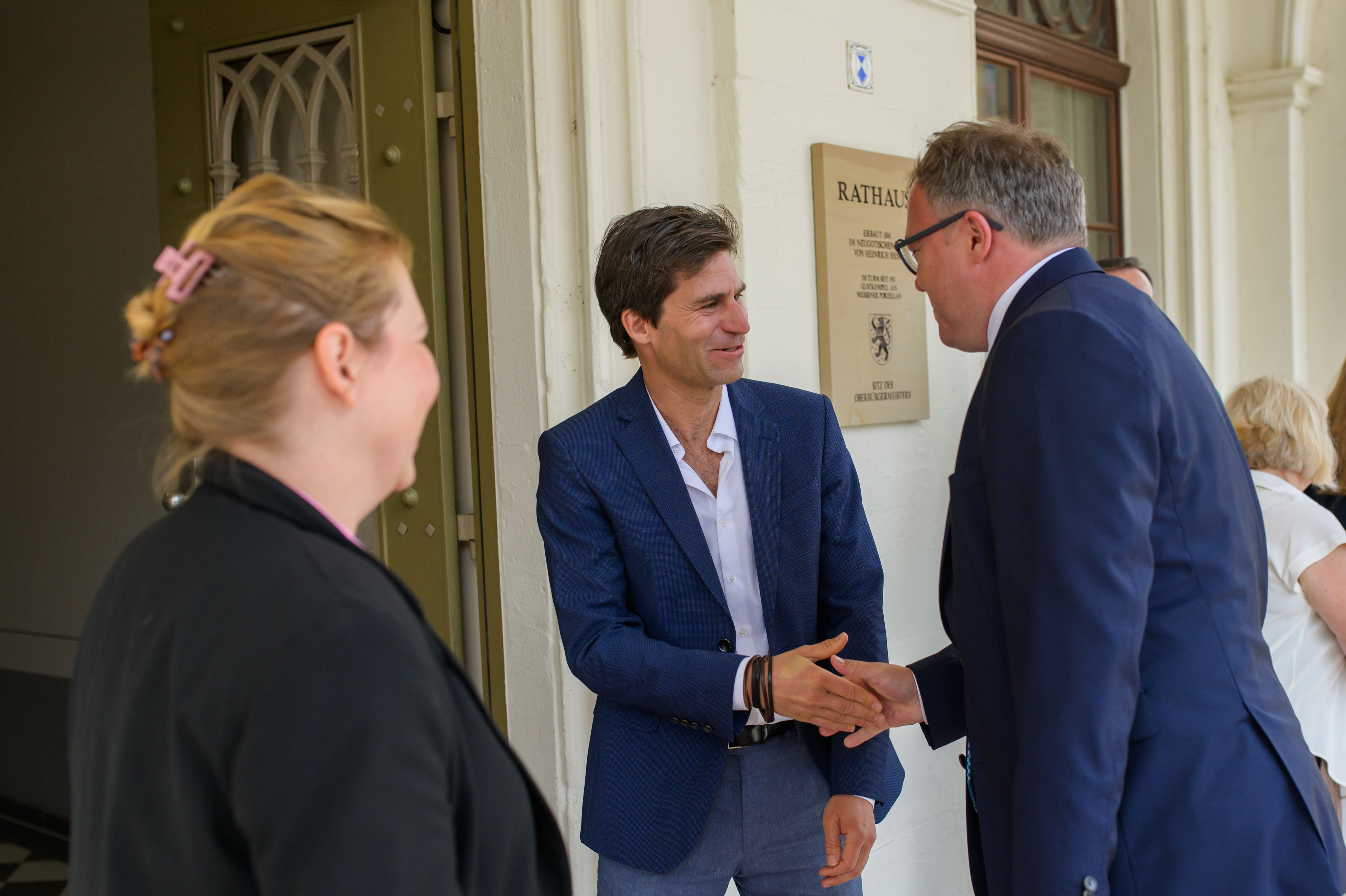 Begrüßung des Ministerpräsidenten