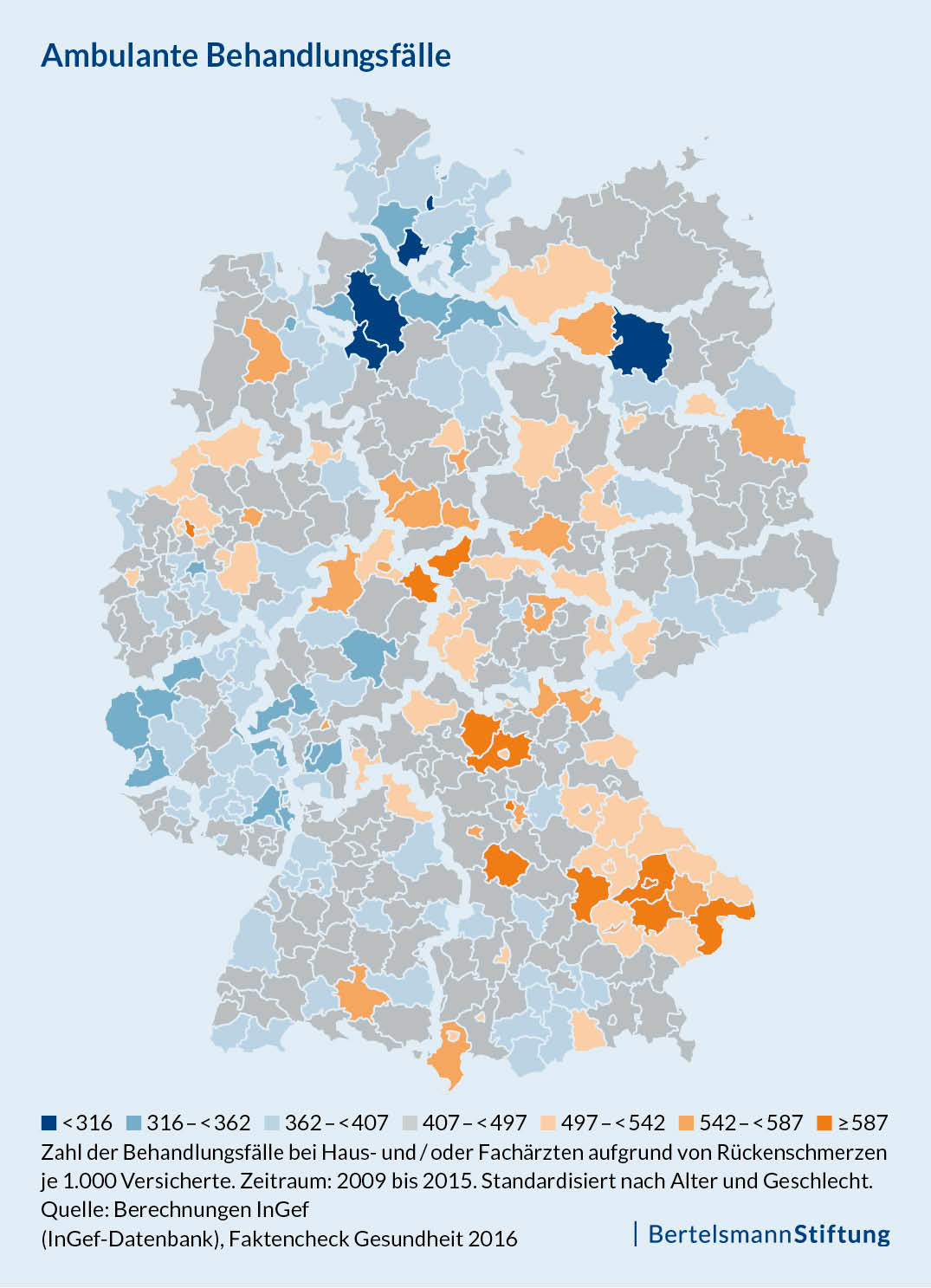 (© Bertelsmann Stiftung) Grafik "Ambulante Behandlungsfälle"